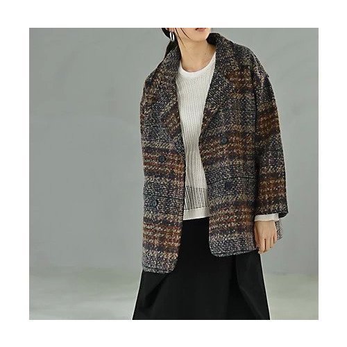 【スタイルデリ/STYLE DELI】の【BLK001】ビックチェック柄ショートコート インテリア・キッズ・メンズ・レディースファッション・服の通販 founy(ファニー) https://founy.com/ ファッション Fashion レディースファッション Fashion for Women アウター Coat / Outerwear Collection コート・ロングコート・ピーコート Long Coats, Peacoats & More インナー Innerwear 秋 Autumn クラシカル Classical, Vintage-Inspired ショート Short, Short Length タートル Turtleneck, Turtle Collar チェック Check, Plaid, Tartan デニム Denim, Jeans Material バランス Balance, Style Balance ビッグ Big, Oversized ボトム Bottoms, Lower Wear ポケット Pocket, Pocket Detail ミックス Mix, Mixed Style ロング Long, Long-Length ワイド Wide, Wide Fit 冬 Winter / This Winter おすすめ Recommended / Our Picks |ID: prp329100004767379 ipo3291000000034525523