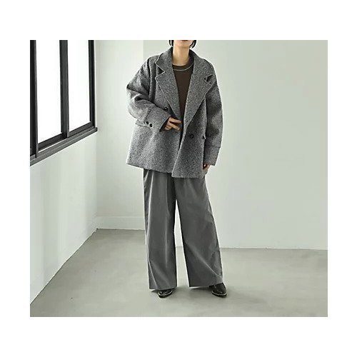 【スタイルデリ/STYLE DELI】の【BLK001】カールシャギーダブルコート 人気、トレンドファッション・服の通販 founy(ファニー) 　ファッション　Fashion　レディースファッション　Fashion for Women　アウター　Coat / Outerwear Collection　コート・ロングコート・ピーコート　Long Coats, Peacoats & More　秋　Autumn　クール　Cool, Chic　軽量　Lightweight, Ultra Light　シンプル　Simple, Minimal　スウェット / スエット　Sweatshirt, Sweatwear　タートル　Turtleneck, Turtle Collar　ダブル　Double, Double-Breasted　バランス　Balance, Style Balance　ビッグ　Big, Oversized　プリーツ　Pleats, Pleated　ポケット　Pocket, Pocket Detail　マニッシュ　Mannish, Boyish　ミックス　Mix, Mixed Style　モノトーン　Monotone, Black and White　リラックス　Relax, Relaxed Fit　ロング　Long, Long-Length　ワイド　Wide, Wide Fit　冬　Winter / This Winter　おすすめ　Recommended / Our Picks　other-2|ID: prp329100004767383 ipo3291000000034525560