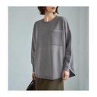 【スタイルデリ/STYLE DELI】の胸ポケット裾ラウンドニットトップス 人気、トレンドファッション・服の通販 founy(ファニー) ファッション Fashion レディースファッション Fashion for Women トップス・カットソー Cut & Sew Tops ニット Knit Tops & Sweaters カットソー Cut and Sewn Top 軽量 Lightweight, Ultra Light シンプル Simple, Minimal ストレート Straight, Straight Cut スリット Slit, Slit Detail 長袖 Long Sleeve, Full Sleeve パターン Pattern, Design Print フォルム Silhouette, Form ポケット Pocket, Pocket Detail ミドル Middle Length, Mid Height ラウンド Round, Round Neck ワイド Wide, Wide Fit 冬 Winter / This Winter thumbnail グレー|ID: prp329100004768234 ipo3291000000035847584