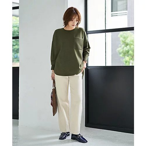 【スタイルデリ/STYLE DELI】の胸ポケット裾ラウンドニットトップス 人気、トレンドファッション・服の通販 founy(ファニー) ファッション Fashion レディースファッション Fashion for Women トップス・カットソー Cut & Sew Tops ニット Knit Tops & Sweaters カットソー Cut and Sewn Top 軽量 Lightweight, Ultra Light シンプル Simple, Minimal ストレート Straight, Straight Cut スリット Slit, Slit Detail 長袖 Long Sleeve, Full Sleeve パターン Pattern, Design Print フォルム Silhouette, Form ポケット Pocket, Pocket Detail ミドル Middle Length, Mid Height ラウンド Round, Round Neck ワイド Wide, Wide Fit 冬 Winter / This Winter other-2|ID: prp329100004768234 ipo3291000000035847589