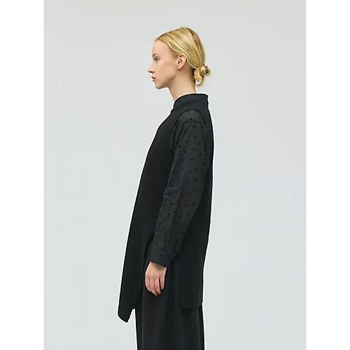 【ミズイロ インド/mizuiro ind】のサイドスリットリブベスト 人気、トレンドファッション・服の通販 founy(ファニー) 　ファッション　Fashion　レディースファッション　Fashion for Women　アウター　Coat / Outerwear Collection　トップス・カットソー　Cut & Sew Tops　ベスト&ジレ / 重ね着スタイル　Vests & Gilets　インナー　Innerwear　ウォーム　Warm Fabric　スリット　Slit, Slit Detail　ベスト　Vest, Waistcoat　other-3|ID: prp329100004768237 ipo3291000000034535491