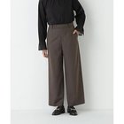 【ヒューマンウーマン/HUMAN WOMAN】の裏起毛セミワイドパンツ ブラウンチェック|ID: prp329100004768241 ipo3291000000034535524