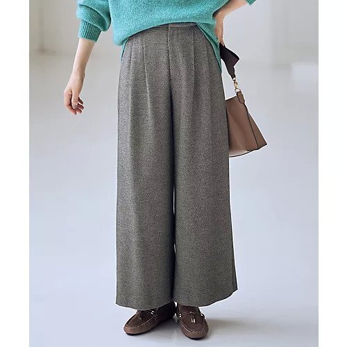 【エニー/ANY】の【6サイズ展開/ウエストゴム】ライトツイードパンツ インテリア・キッズ・メンズ・レディースファッション・服の通販 founy(ファニー) 　ファッション　Fashion　レディースファッション　Fashion for Women　パンツ　Pants & Trousers　洗える　Machine Washable　ギャザー　Gathered, Ruffled　クロップド　Cropped, Short Length　スウェット / スエット　Sweatshirt, Sweatwear　セットアップ　Set-Up, Coordinated Outfit　ツイード　Twill, Twill Weave　トレンド　Trend, Trending Now　ポケット　Pocket, Pocket Detail　A/W・秋冬　Autumn/Winter　おすすめ　Recommended / Our Picks　ビジネス 仕事 通勤　Business / Work / Commuting　グレー|ID: prp329100004768263 ipo3291000000034535670