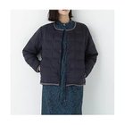 【ヒューマンウーマン/HUMAN WOMAN】の≪TAIONコラボ≫リバーシブルクルーネックダウンブルゾン ネイビー×グレー|ID:prp329100004768266