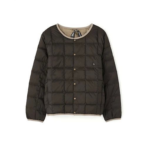 【ヒューマンウーマン/HUMAN WOMAN】の≪TAIONコラボ≫リバーシブルクルーネックダウンブルゾン 人気、トレンドファッション・服の通販 founy(ファニー) 　ファッション　Fashion　レディースファッション　Fashion for Women　アウター　Coat / Outerwear Collection　ブルゾンジャケット・スポーティアウター　Blouson Jackets　おすすめ　Recommended / Our Picks　アウトドア　Outdoor Clothing　インナー　Innerwear　カットソー　Cut and Sewn Top　コラボ　Collaboration, Collab　ジャケット　Jacket, Outerwear　スタンダード　Standard, Basic　タフタ　Taffeta, Structured Fabric　ダウン　Down, Puffer　ベーシック　Basic, Essential　リバーシブル　Reversible, Two-Sided　人気　Popular, Best Seller　別注　Limited Edition, Custom Order　巾着　Drawstring Bag, Kinchaku　other-2|ID: prp329100004768266 ipo3291000000034535692