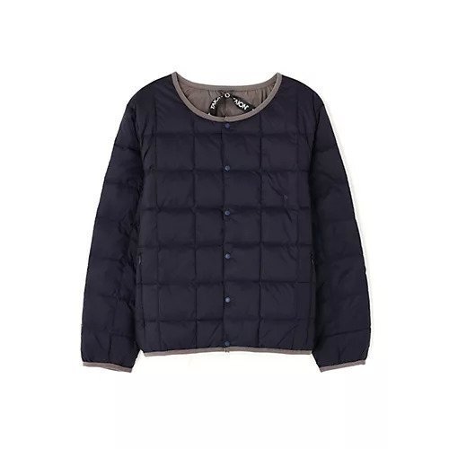 【ヒューマンウーマン/HUMAN WOMAN】の≪TAIONコラボ≫リバーシブルクルーネックダウンブルゾン 人気、トレンドファッション・服の通販 founy(ファニー) 　ファッション　Fashion　レディースファッション　Fashion for Women　アウター　Coat / Outerwear Collection　ブルゾンジャケット・スポーティアウター　Blouson Jackets　おすすめ　Recommended / Our Picks　アウトドア　Outdoor Clothing　インナー　Innerwear　カットソー　Cut and Sewn Top　コラボ　Collaboration, Collab　ジャケット　Jacket, Outerwear　スタンダード　Standard, Basic　タフタ　Taffeta, Structured Fabric　ダウン　Down, Puffer　ベーシック　Basic, Essential　リバーシブル　Reversible, Two-Sided　人気　Popular, Best Seller　別注　Limited Edition, Custom Order　巾着　Drawstring Bag, Kinchaku　other-3|ID: prp329100004768266 ipo3291000000034535694