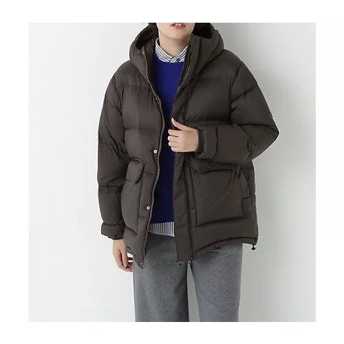 【ヒューマンウーマン/HUMAN WOMAN】の≪TAIONコラボ】≫ボリュームフードダウンコート インテリア・キッズ・メンズ・レディースファッション・服の通販 founy(ファニー) 　ファッション　Fashion　レディースファッション　Fashion for Women　アウター　Coat / Outerwear Collection　コート・ロングコート・ピーコート　Long Coats, Peacoats & More　ダウンジャケット・軽量ダウン　Warm & Lightweight Down Jackets　おすすめ　Recommended / Our Picks　キルト　Quilt, Quilted Fabric　コラボ　Collaboration, Collab　スタンダード　Standard, Basic　タフタ　Taffeta, Structured Fabric　ダウン　Down, Puffer　冬　Winter / This Winter　別注　Limited Edition, Custom Order　巾着　Drawstring Bag, Kinchaku　防寒　Cold Protection, Winter-Ready　ダークブラウン|ID: prp329100004768271 ipo3291000000034535733