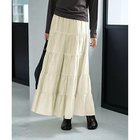 【スタイルデリ/STYLE DELI】の5段ティアードシワ加工グロウスカート クリーム|ID: prp329100004768366 ipo3291000000034536403