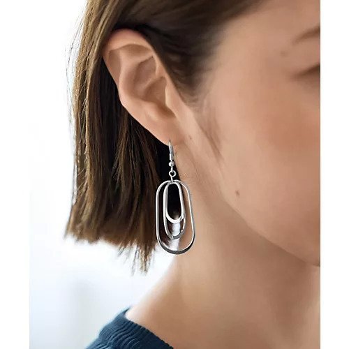 【スタイルデリ/STYLE DELI】のクロス配置のオーバルフックピアス 人気、トレンドファッション・服の通販 founy(ファニー) 　ファッション　Fashion　レディースファッション　Fashion for Women　スポーツ　Sports, Activewear　タオル　Towel, Bath Towel　ハンド　Hand, Handmade　フラット　Flat, Flat Shoes　エレガント 上品　Elegant　other-2|ID: prp329100004768375 ipo3291000000034536448