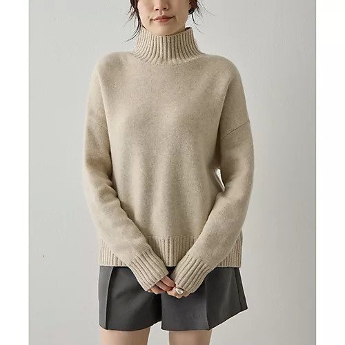 【ウィムガゼット/Whim Gazette】の【Drawing Numbers】接結ルーズタートルニット インテリア・キッズ・メンズ・レディースファッション・服の通販 founy(ファニー) ファッション Fashion レディースファッション Fashion for Women トップス・カットソー Cut & Sew Tops ニット Knit Tops & Sweaters カットソー Cut and Sewn Top カーディガン Cardigan, Knitwear タートル Turtleneck, Turtle Collar タートルネック Turtleneck, High Neck 定番 Standard, Basic Item バランス Balance, Style Balance ルーズ Loose, Oversized ロング Long, Long-Length ワイド Wide, Wide Fit 2025年 2025 2025-2026秋冬・A/W Autumn/Winter 2025–26 AW25–26 ライトベージュ|ID: prp329100004769244 ipo3291000000034543828