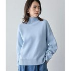 【ウィムガゼット/Whim Gazette】の【Drawing Numbers】接結ルーズタートルニット サックスブルー|ID: prp329100004769244 ipo3291000000034543830