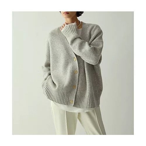 【ウィムガゼット/Whim Gazette】の【Drawing Numbers】接結ルーズVネックカーディガン 人気、トレンドファッション・服の通販 founy(ファニー) ファッション Fashion レディースファッション Fashion for Women トップス・カットソー Cut & Sew Tops カーディガン・羽織り Layered Style Cardigans Vネックトップス V-Neck Tops / V-Cut Neckline Shirts 2025年 2025 2025-2026秋冬・A/W Autumn/Winter 2025–26 AW25–26 カーディガン Cardigan, Knitwear バランス Balance, Style Balance ルーズ Loose, Oversized ロング Long, Long-Length 定番 Standard, Basic Item other-2|ID: prp329100004769247 ipo3291000000034543860