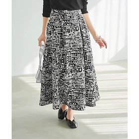 【スタイルデリ/STYLE DELI】 【LUXE】ジャガード2トーンシティ柄フレアスカート人気、トレンドファッション・服の通販 founy(ファニー) ファッション Fashion レディースファッション Fashion for Women スカート Skirts Aライン・フレアスカート A-Line & Flared Skirts ダメージ Distressed, Destroyed フレア Flare, Flared プリント Print, Printed Pattern ポケット Pocket, Pocket Detail おすすめ Recommended / Our Picks 夏 Summer |ID:prp329100004769253