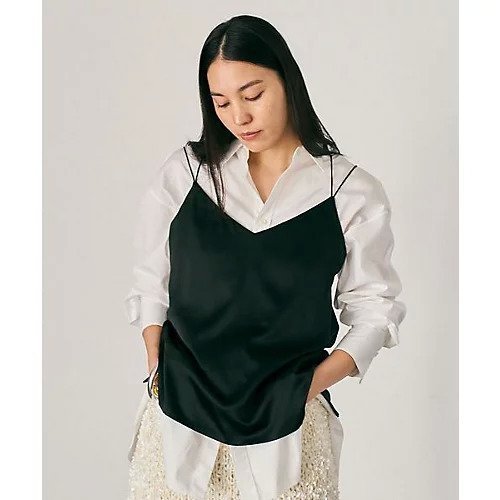 【カオス/Chaos】のモーラキャミソール インテリア・キッズ・メンズ・レディースファッション・服の通販 founy(ファニー) ファッション Fashion レディースファッション Fashion for Women トップス・カットソー Cut & Sew Tops キャミソール&ノースリーブ Camisoles & Sleeveless Tops 2025年 2025 2025-2026秋冬・A/W Autumn/Winter 2025–26 AW25–26 冬 Winter / This Winter インナー Innerwear インナーキャミ Inner Camisole サテン Satin, Glossy Fabric シルク Silk, 100% Silk シンプル Simple, Minimal ジャケット Jacket, Outerwear ストレッチ Stretch, Stretchy Fabric 人気 Popular, Best Seller ブラック|ID: prp329100004769368 ipo3291000000034544928