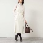 【ノーリーズソフィー/NOLLEY'S sophi】のウォッシャブルベルト付きジャンスカ ホワイト系2|ID: prp329100004769372 ipo3291000000034544951