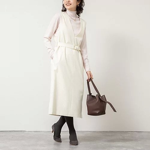 【ノーリーズソフィー/NOLLEY'S sophi】のウォッシャブルベルト付きジャンスカ 人気、トレンドファッション・服の通販 founy(ファニー) 　ファッション　Fashion　レディースファッション　Fashion for Women　ベルト&ウエストマーク　Belts & Waist Accessories　2025年　2025　2025-2026秋冬・A/W　Autumn/Winter 2025–26 AW25–26　インナー　Innerwear　ウォーム　Warm Fabric　カットソー　Cut and Sewn Top　ストライプ　Stripe, Striped Pattern　ハイネック　High Neck, Mock Neck　ロング　Long, Long-Length　other-3|ID: prp329100004769372 ipo3291000000034544953