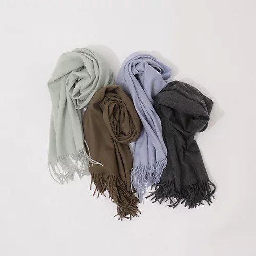 【ノーリーズソフィー/NOLLEY'S sophi】のカシミアストール 人気、トレンドファッション・服の通販 founy(ファニー) 　ファッション　Fashion　レディースファッション　Fashion for Women　おすすめ　Recommended / Our Picks　ギフト プレゼント　Gift / Present　ストール　Stole, Wrap　トレンド　Trend, Trending Now　フリンジ　Fringe, Tassel　ベーシック　Basic, Essential　エレガント 上品　Elegant　無地　Plain, Solid Color　other-2|ID: prp329100004769376 ipo3291000000034544969