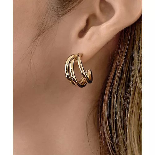 【スタイルデリ/STYLE DELI】のトリプルプチフープピアス インテリア・キッズ・メンズ・レディースファッション・服の通販 founy(ファニー) 　ファッション　Fashion　レディースファッション　Fashion for Women　シンプル　Simple, Minimal　スポーツ　Sports, Activewear　タオル　Towel, Bath Towel　ハンド　Hand, Handmade　フープ　Hoop, Hoop Earrings　ゴールド|ID: prp329100004769384 ipo3291000000034545001