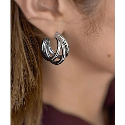 【スタイルデリ/STYLE DELI】のトリプルプチフープピアス インテリア・キッズ・メンズ・レディースファッション・服の通販 founy(ファニー) 　ファッション　Fashion　レディースファッション　Fashion for Women　シンプル　Simple, Minimal　スポーツ　Sports, Activewear　タオル　Towel, Bath Towel　ハンド　Hand, Handmade　フープ　Hoop, Hoop Earrings　シルバー|ID: prp329100004769384 ipo3291000000034545002