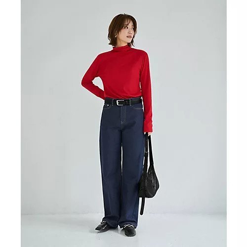 【スタイルデリ/STYLE DELI】のやわらか薄リブルーズタートルトップス 人気、トレンドファッション・服の通販 founy(ファニー) 　ファッション　Fashion　レディースファッション　Fashion for Women　トップス・カットソー　Cut & Sew Tops　インナー　Innerwear　カットソー　Cut and Sewn Top　サロペット　Overalls, Salopette　ジャケット　Jacket, Outerwear　スリット　Slit, Slit Detail　タートル　Turtleneck, Turtle Collar　定番　Standard, Basic Item　人気　Popular, Best Seller　長袖　Long Sleeve, Full Sleeve　フィット　Fit, Slim Fit　ベーシック　Basic, Essential　防寒　Cold Protection, Winter-Ready　ルーズ　Loose, Oversized　冬　Winter / This Winter　other-2|ID: prp329100004770115 ipo3291000000034554515