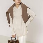 【ノーリーズ/NOLLEY'S】のウォッシャブルNEWオトナサテン襟付きブラウス 人気、トレンドファッション・服の通販 founy(ファニー) ファッション Fashion レディースファッション Fashion for Women トップス・カットソー Cut & Sew Tops シャツ・ブラウス・オフィスカジュアル Elegant Blouses & Button-Ups 2025年 2025 2025-2026秋冬・A/W Autumn/Winter 2025–26 AW25–26 おすすめ Recommended / Our Picks とろみ Fluid, Flowy Fabric ウォッシャブル Machine Washable オケージョン Occasion Wear カフス Cuff Design ジャケット Jacket, Outerwear スリット Slit, Slit Detail ダウン Down, Puffer デニム Denim, Jeans Material 今季 This Season, Current Season thumbnail ベージュ|ID: prp329100004770121 ipo3291000000034554541