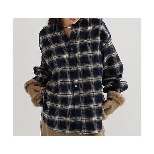 【ウィムガゼット/Whim Gazette】のピケチェックシャツ インテリア・キッズ・メンズ・レディースファッション・服の通販 founy(ファニー) https://founy.com/ ファッション Fashion レディースファッション Fashion for Women トップス・カットソー Cut & Sew Tops シャツ・ブラウス・オフィスカジュアル Elegant Blouses & Button-Ups 2025年 2025 2025-2026秋冬・A/W Autumn/Winter 2025–26 AW25–26 チェック Check, Plaid, Tartan |ID: prp329100004770129 ipo3291000000034554581