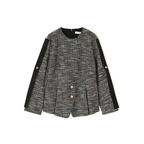 【アドーア/ADORE】のスラブツイードブラウス インテリア・キッズ・メンズ・レディースファッション・服の通販 founy(ファニー) ファッション Fashion レディースファッション Fashion for Women トップス・カットソー Cut & Sew Tops シャツ・ブラウス・オフィスカジュアル Elegant Blouses & Button-Ups おすすめ Recommended / Our Picks サテン Satin, Glossy Fabric スタンダード Standard, Basic セットアップ Set-Up, Coordinated Outfit ツイード Twill, Twill Weave フィット Fit, Slim Fit ペプラム Peplum, Flared Hem A/W・秋冬 Autumn/Winter ビジネス 仕事 通勤 Business / Work / Commuting ブラック|ID: prp329100004770133 ipo3291000000034554613