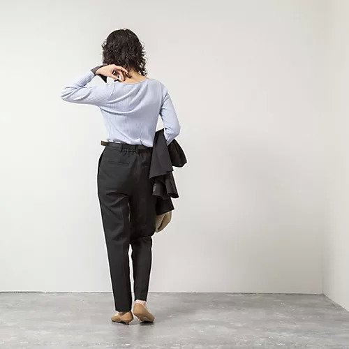 【ノーリーズソフィー/NOLLEY'S sophi】の《手洗い可能》ウール混ワイドリブ袖口配色プルオーバー 人気、トレンドファッション・服の通販 founy(ファニー) ファッション Fashion レディースファッション Fashion for Women トップス・カットソー Cut & Sew Tops カジュアルプルオーバー・ニットトップス Pullovers & Knit Tops / Casual Pullovers 2025年 2025 2025-2026秋冬・A/W Autumn/Winter 2025–26 AW25–26 シンプル Simple, Minimal スリット Slit, Slit Detail ワイドリブ Wide Rib, Wide Ribbed Knit other-3|ID: prp329100004770142 ipo3291000000034554698