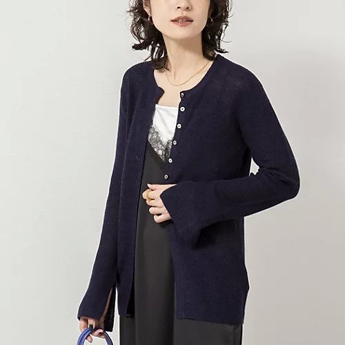 【ノーリーズソフィー/NOLLEY'S sophi】の《手洗い可能》モヘヤ混片畦ミディ丈Cネックカーディガン インテリア・キッズ・メンズ・レディースファッション・服の通販 founy(ファニー) https://founy.com/ ファッション Fashion レディースファッション Fashion for Women トップス・カットソー Cut & Sew Tops カーディガン・羽織り Layered Style Cardigans 2025年 2025 2025-2026秋冬・A/W Autumn/Winter 2025–26 AW25–26 カーディガン Cardigan, Knitwear コンパクト Compact, Small Size シンプル Simple, Minimal バランス Balance, Style Balance ボトム Bottoms, Lower Wear 畦 Ribbed Knit |ID: prp329100004770145 ipo3291000000034554723