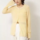 【ノーリーズソフィー/NOLLEY'S sophi】の《手洗い可能》モヘヤ混片畦ミディ丈Cネックカーディガン クリーム|ID: prp329100004770145 ipo3291000000034554729