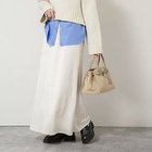 【ノーリーズソフィー/NOLLEY'S sophi】のウォッシャブルスエードサテンナロースカート オフホワイト|ID: prp329100004770152 ipo3291000000034554773