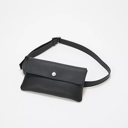 【トプカピ/TOPKAPI】の【Breath TOPKAPI】シュリンクレザー 3way ミニ ボディバッグ インテリア・キッズ・メンズ・レディースファッション・服の通販 founy(ファニー) 　ファッション　Fashion　レディースファッション　Fashion for Women　バッグ　Bags　シンプル　Simple, Minimal　トレンド　Trend, Trending Now　フォルム　Silhouette, Form　ポケット　Pocket, Pocket Detail　ブラック|ID: prp329100004770163 ipo3291000000034554853