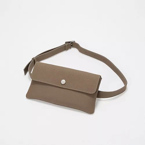 【トプカピ/TOPKAPI】の【Breath TOPKAPI】シュリンクレザー 3way ミニ ボディバッグ インテリア・キッズ・メンズ・レディースファッション・服の通販 founy(ファニー) 　ファッション　Fashion　レディースファッション　Fashion for Women　バッグ　Bags　シンプル　Simple, Minimal　トレンド　Trend, Trending Now　フォルム　Silhouette, Form　ポケット　Pocket, Pocket Detail　グレージュ|ID: prp329100004770163 ipo3291000000034554855