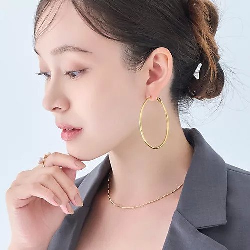 【フィービィー/phoebe】の【金属アレルギー対応】ライトフープビッグピアス/ステンレス/大振り 人気、トレンドファッション・服の通販 founy(ファニー) ファッション Fashion レディースファッション Fashion for Women アクセサリー Fashion Accessories シンプル Simple, Minimal スタイリッシュ Stylish, Fashionable フォーマル Formal, Dressy モチーフ Motif, Design Theme other-2|ID: prp329100004770170 ipo3291000000034555091