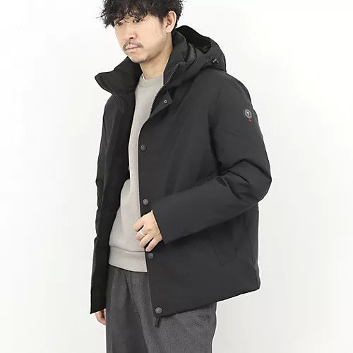【ノーリーズ グッドマン/NOLLEY'S goodman / MEN】の【CAPE HORN/ケープホーン】COCKBURN ダウンジャケット 25AW インテリア・キッズ・メンズ・レディースファッション・服の通販 founy(ファニー) ファッション Fashion メンズファッション Fashion for Men イタリア Italy ジャケット Jacket, Outerwear ダウン Down, Puffer ハイネック High Neck, Mock Neck ファブリック Fabric, Textile ポケット Pocket, Pocket Detail メンズ Men's, Menswear 2025年 2025 2025-2026秋冬・A/W Autumn/Winter 2025–26 AW25–26 ブラック|ID: prp329100004770184 ipo3291000000034555230