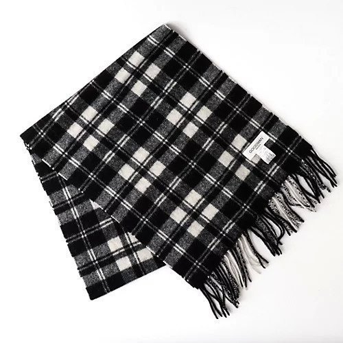 【ノーリーズ グッドマン/NOLLEY'S goodman / MEN】のベビーウールマフラー35 インテリア・キッズ・メンズ・レディースファッション・服の通販 founy(ファニー) 　ファッション　Fashion　メンズファッション　Fashion for Men　ベビー　Baby, Babywear　マフラー　Scarf, Muffler　軽量　Lightweight, Ultra Light　ブラック・グレー系1|ID: prp329100004770190 ipo3291000000034845583