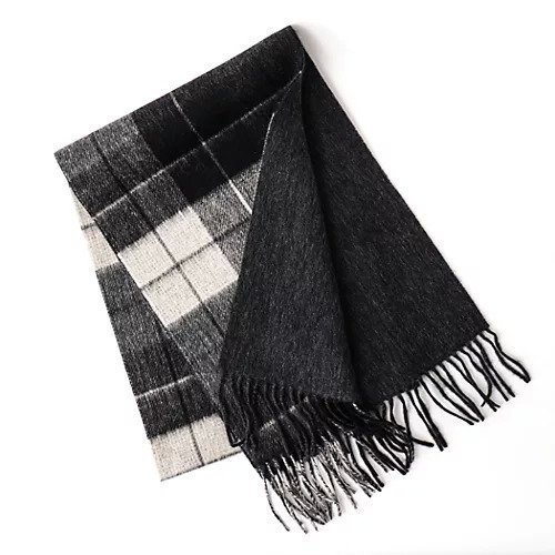 【ノーリーズ グッドマン/NOLLEY'S goodman / MEN】のR/Sウールカシミヤマフラー30 インテリア・キッズ・メンズ・レディースファッション・服の通販 founy(ファニー) ファッション Fashion メンズファッション Fashion for Men コンパクト Compact, Small Size マフラー Scarf, Muffler リバーシブル Reversible, Two-Sided ブラック・グレー系1|ID: prp329100004770192 ipo3291000000034555333