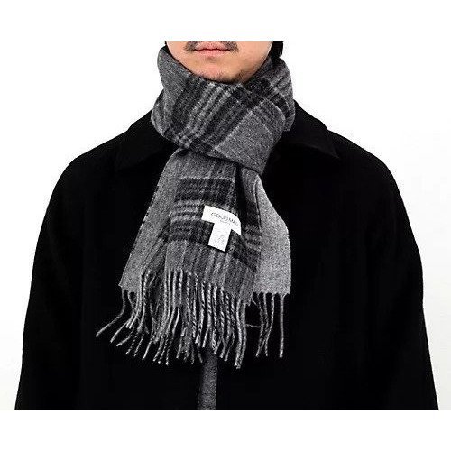 【ノーリーズ グッドマン/NOLLEY'S goodman / MEN】のR/Sウールカシミヤマフラー30 インテリア・キッズ・メンズ・レディースファッション・服の通販 founy(ファニー) 　ファッション　Fashion　メンズファッション　Fashion for Men　コンパクト　Compact, Small Size　マフラー　Scarf, Muffler　リバーシブル　Reversible, Two-Sided　グレー系1|ID: prp329100004770192 ipo3291000000034845620