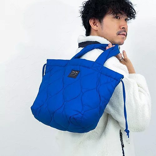 【ノーリーズ グッドマン/NOLLEY'S goodman / MEN】の【TAION / タイオン】MILITARY SOFT SHELL DOWN TOTE BAG M インテリア・キッズ・メンズ・レディースファッション・服の通販 founy(ファニー) ファッション Fashion メンズファッション Fashion for Men バッグ Bags トートバッグ / 通勤・大容量バッグ Tote Bags コンパクト Compact, Small Size 巾着 Drawstring Bag, Kinchaku ダウン Down, Puffer ミリタリー Military, Army Style モチーフ Motif, Design Theme リップ Lip, Lip Motif ブルー|ID: prp329100004770195 ipo3291000000034555351