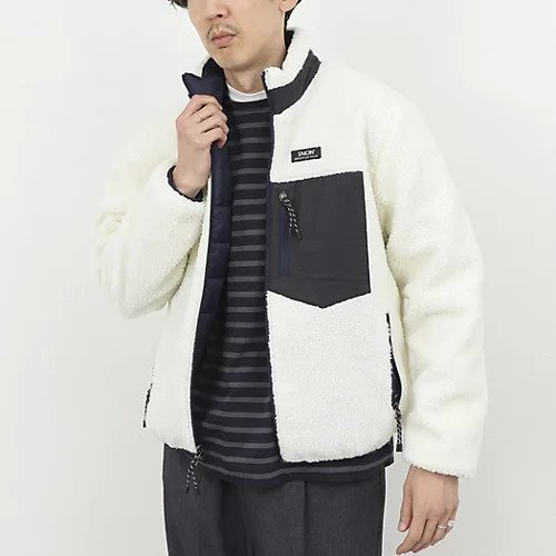 【ノーリーズ グッドマン/NOLLEY'S goodman / MEN】の【TAION/タイオン】DOWN BOA REVERSIBLE HI NECK JKT 25AW インテリア・キッズ・メンズ・レディースファッション・服の通販 founy(ファニー) ファッション Fashion メンズファッション Fashion for Men ジャケット Jacket, Outerwear スリム Slim, Slim Fit ダウン Down, Puffer パーカー Hoodie, Parka ポケット Pocket, Pocket Detail リバーシブル Reversible, Two-Sided ワイド Wide, Wide Fit 2025年 2025 2025-2026秋冬・A/W Autumn/Winter 2025–26 AW25–26 ホワイト系その他2|ID: prp329100004770206 ipo3291000000034555404