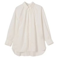 【プレインピープル/PLAIN PEOPLE】のコンパクトツイルギャザーディティールシャツ 人気、トレンドファッション・服の通販 founy(ファニー) ファッション Fashion レディースファッション Fashion for Women トップス・カットソー Cut & Sew Tops シャツ・ブラウス・オフィスカジュアル Elegant Blouses & Button-Ups ギャザー Gathered, Ruffled シェイプ Shape, Slim Fit スタンド Stand Collar, Upright Stand ツイル Twist, Twisted Detail ドレープ Drape, Draping Fabric ループ Loop, Loop Knit ヴィンテージ Vintage Style エレガント 上品 Elegant 洗える Machine Washable 秋 Autumn |ID:prp329100004770331