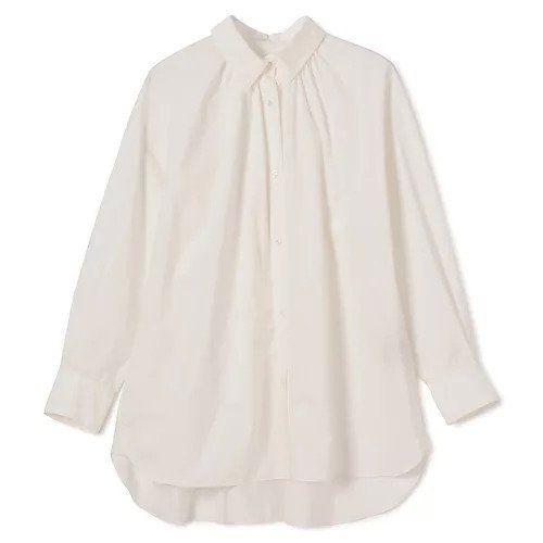 【プレインピープル/PLAIN PEOPLE】のコンパクトツイルギャザーディティールシャツ 人気、トレンドファッション・服の通販 founy(ファニー) ファッション Fashion レディースファッション Fashion for Women トップス・カットソー Cut & Sew Tops シャツ・ブラウス・オフィスカジュアル Elegant Blouses & Button-Ups ギャザー Gathered, Ruffled シェイプ Shape, Slim Fit スタンド Stand Collar, Upright Stand ツイル Twist, Twisted Detail ドレープ Drape, Draping Fabric ループ Loop, Loop Knit ヴィンテージ Vintage Style エレガント 上品 Elegant 洗える Machine Washable 秋 Autumn other-1|ID: prp329100004770331 ipo3291000000034555904