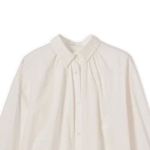 【プレインピープル/PLAIN PEOPLE】のコンパクトツイルギャザーディティールシャツ 人気、トレンドファッション・服の通販 founy(ファニー) ファッション Fashion レディースファッション Fashion for Women トップス・カットソー Cut & Sew Tops シャツ・ブラウス・オフィスカジュアル Elegant Blouses & Button-Ups ギャザー Gathered, Ruffled シェイプ Shape, Slim Fit スタンド Stand Collar, Upright Stand ツイル Twist, Twisted Detail ドレープ Drape, Draping Fabric ループ Loop, Loop Knit ヴィンテージ Vintage Style エレガント 上品 Elegant 洗える Machine Washable 秋 Autumn other-3|ID: prp329100004770331 ipo3291000000034555907