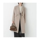 【ヒューマンウーマン/HUMAN WOMAN】のウールモッサダブルチェスターコート ベージュ|ID:prp329100004771200