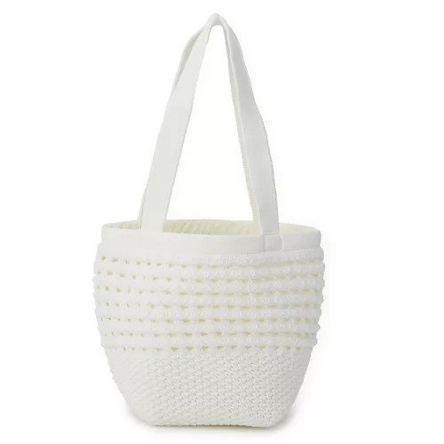 【プレインピープル/PLAIN PEOPLE】の【Knii】ニットハンドバッグ インテリア・キッズ・メンズ・レディースファッション・服の通販 founy(ファニー) ファッション Fashion レディースファッション Fashion for Women トップス・カットソー Cut & Sew Tops ニット Knit Tops & Sweaters ホワイト|ID: prp329100004772247 ipo3291000000034575866