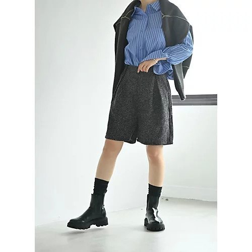 【スタイルデリ/STYLE DELI】の【BLK001】ツイードボックスタックハーフパンツ インテリア・キッズ・メンズ・レディースファッション・服の通販 founy(ファニー) ファッション Fashion レディースファッション Fashion for Women パンツ Pants & Trousers ショートパンツ・ハーフパンツ High-Waisted & Relaxed Shorts 秋 Autumn クラシカル Classical, Vintage-Inspired クラシック Classic, Timeless Style ショート Short, Short Length ジャケット Jacket, Outerwear ストライプ Stripe, Striped Pattern タイツ Tights, Legwear タートル Turtleneck, Turtle Collar ツイード Twill, Twill Weave ハーフ Half, Half-Length バランス Balance, Style Balance フィット Fit, Slim Fit ベーシック Basic, Essential ボックス Boxy, Box Shape ミックス Mix, Mixed Style ロング Long, Long-Length ワイド Wide, Wide Fit 冬 Winter / This Winter A/W・秋冬 Autumn/Winter おすすめ Recommended / Our Picks エレガント 上品 Elegant ブラック|ID: prp329100004772999 ipo3291000000034584772