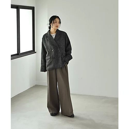 【スタイルデリ/STYLE DELI】の【BLK001】ツイード袖折り返しダブルジャケット 人気、トレンドファッション・服の通販 founy(ファニー) ファッション Fashion レディースファッション Fashion for Women アウター Coat / Outerwear Collection レディースジャケット・軽アウター Jackets インナー Innerwear 秋 Autumn クラシカル Classical, Vintage-Inspired クラシック Classic, Timeless Style ショルダー Shoulder, Shoulder Strap シンプル Simple, Minimal ジャケット Jacket, Outerwear タートルネック Turtleneck, High Neck ダブル Double, Double-Breasted ツイード Twill, Twill Weave ドロップ Drop Shoulder, Dropped Style バランス Balance, Style Balance プリーツ Pleats, Pleated ベーシック Basic, Essential ボトム Bottoms, Lower Wear マニッシュ Mannish, Boyish ミックス Mix, Mixed Style リラックス Relax, Relaxed Fit ワイド Wide, Wide Fit 冬 Winter / This Winter おすすめ Recommended / Our Picks エレガント 上品 Elegant ビジネス 仕事 通勤 Business / Work / Commuting other-3|ID: prp329100004773000 ipo3291000000034584785