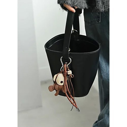 【スタイルデリ/STYLE DELI】の【BLK001】モンキーバッグチャーム 人気、トレンドファッション・服の通販 founy(ファニー) 　ファッション　Fashion　レディースファッション　Fashion for Women　おすすめ　Recommended / Our Picks　ギフト プレゼント　Gift / Present　シンプル　Simple, Minimal　チャーム　Charm, Pendant　フォルム　Silhouette, Form　ベーシック　Basic, Essential　ループ　Loop, Loop Knit　エレガント 上品　Elegant　other-2|ID: prp329100004773002 ipo3291000000034921509