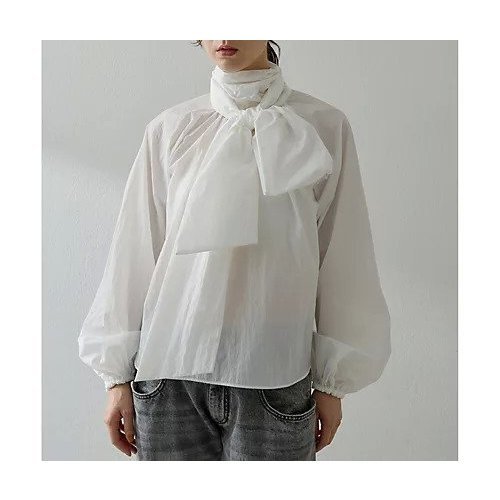 【ウィムガゼット/Whim Gazette】のギャザーボウタイブラウス 人気、トレンドファッション・服の通販 founy(ファニー) ファッション Fashion レディースファッション Fashion for Women トップス・カットソー Cut & Sew Tops シャツ・ブラウス・オフィスカジュアル Elegant Blouses & Button-Ups 2025年 2025 2025-2026秋冬・A/W Autumn/Winter 2025–26 AW25–26 シンプル Simple, Minimal ジャケット Jacket, Outerwear スウェット / スエット Sweatshirt, Sweatwear スリーブ Sleeve, Long Sleeve / Short Sleeve other-2|ID: prp329100004773609 ipo3291000000034594231