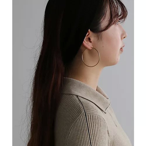 【コレカラ/collecala】の[stainless]50mmスリムフープピアス〈金属アレルギー対応〉 人気、トレンドファッション・服の通販 founy(ファニー) 　ファッション　Fashion　レディースファッション　Fashion for Women　シンプル　Simple, Minimal　スリム　Slim, Slim Fit　フォーマル　Formal, Dressy　フープ　Hoop, Hoop Earrings　other-2|ID: prp329100004773624 ipo3291000000034594380